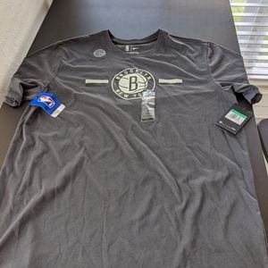 GREY XL BROOKLYN NETS NIKE T SHIRT